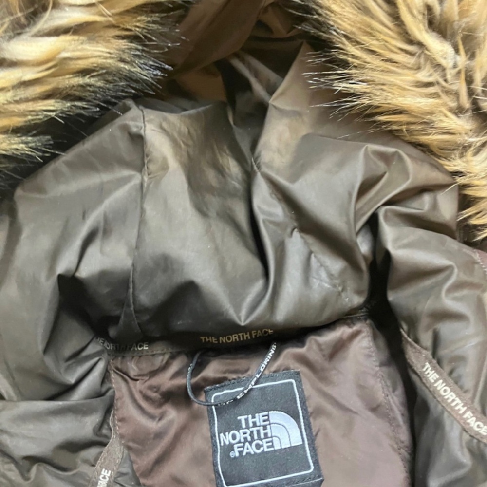 RARE 2008 Medium North Face 550 Brown Puffer Fur Vest